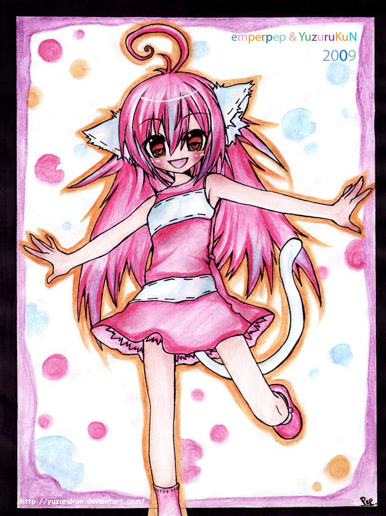 Pink Neko Girl : Collab