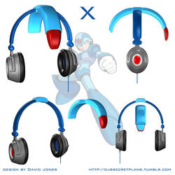 Mega Man X Headphones