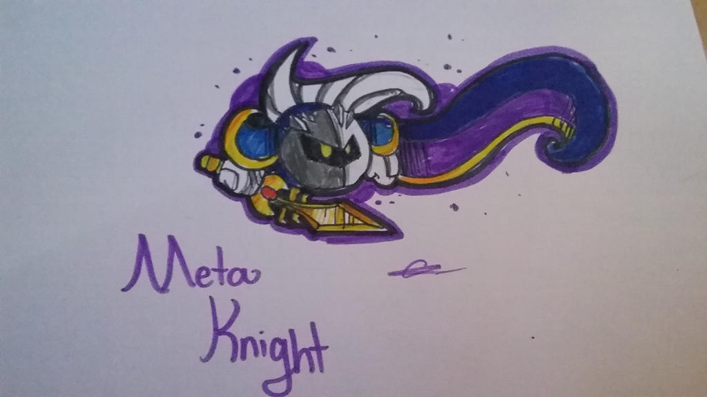 Meta Knight Graphics Meta Knight by GalactaKirbyKnight on DeviantArt