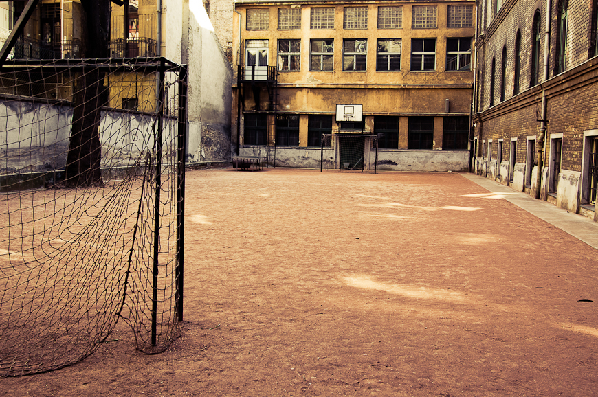 the school ground