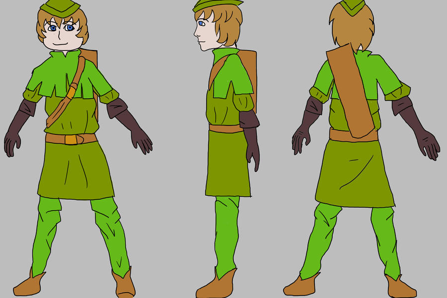 Young Robin Hood Model Sheet