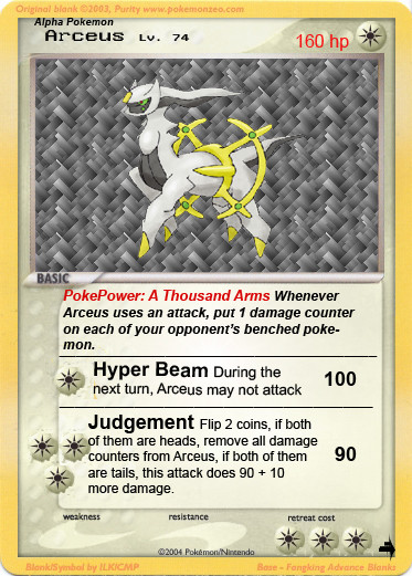 Arceus LV.X by Xous54 on DeviantArt