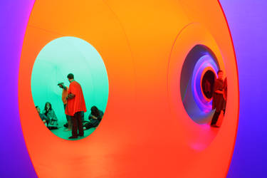 Colour art installation