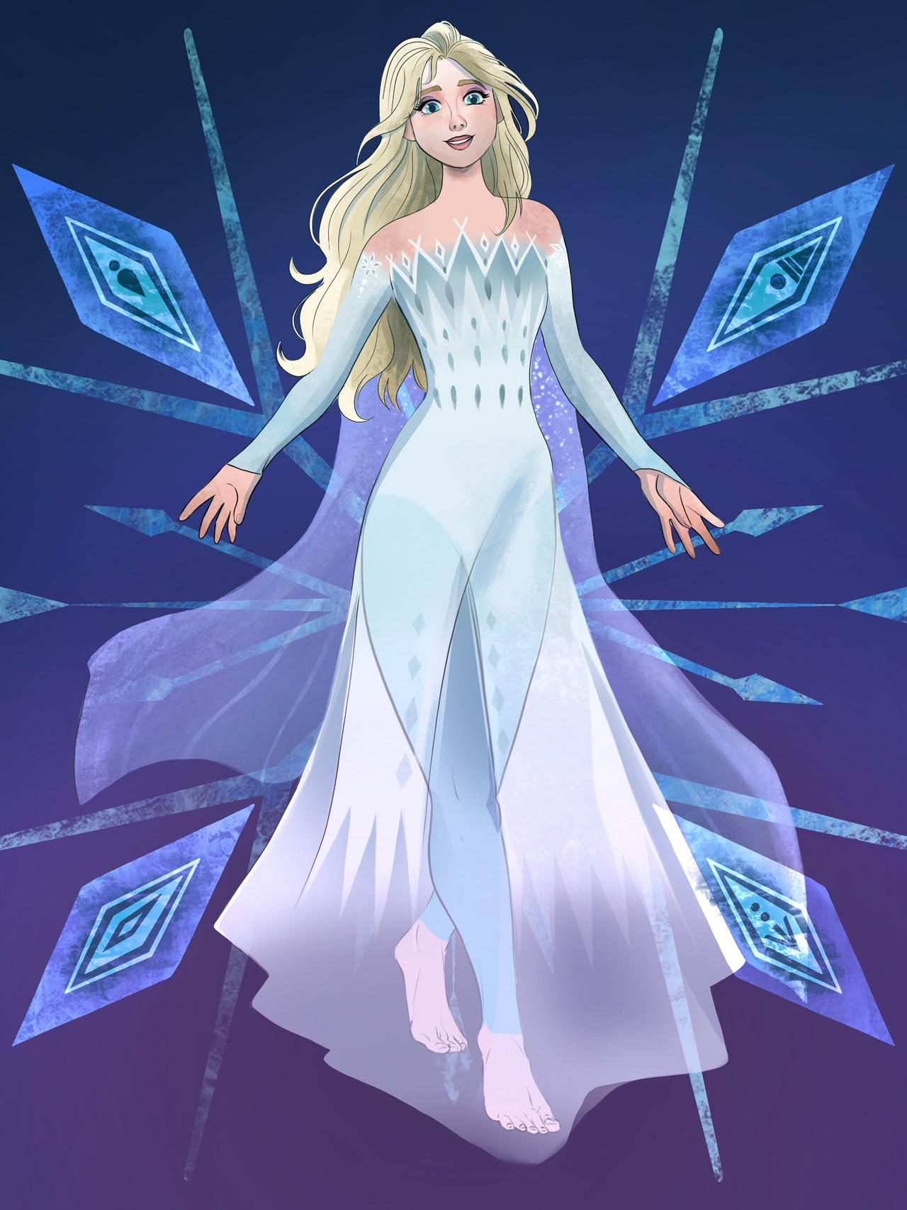 Elsa2 Characters ELSA FROZEN 2 by SuamyArt on DeviantArt