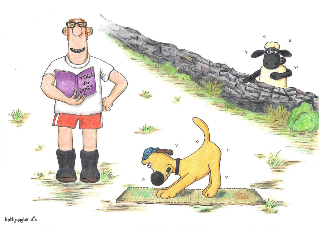 Yoga for Dogs (Shaun the Sheep)