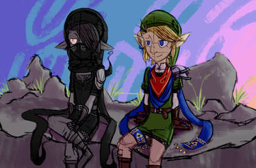 Dark Link and Link