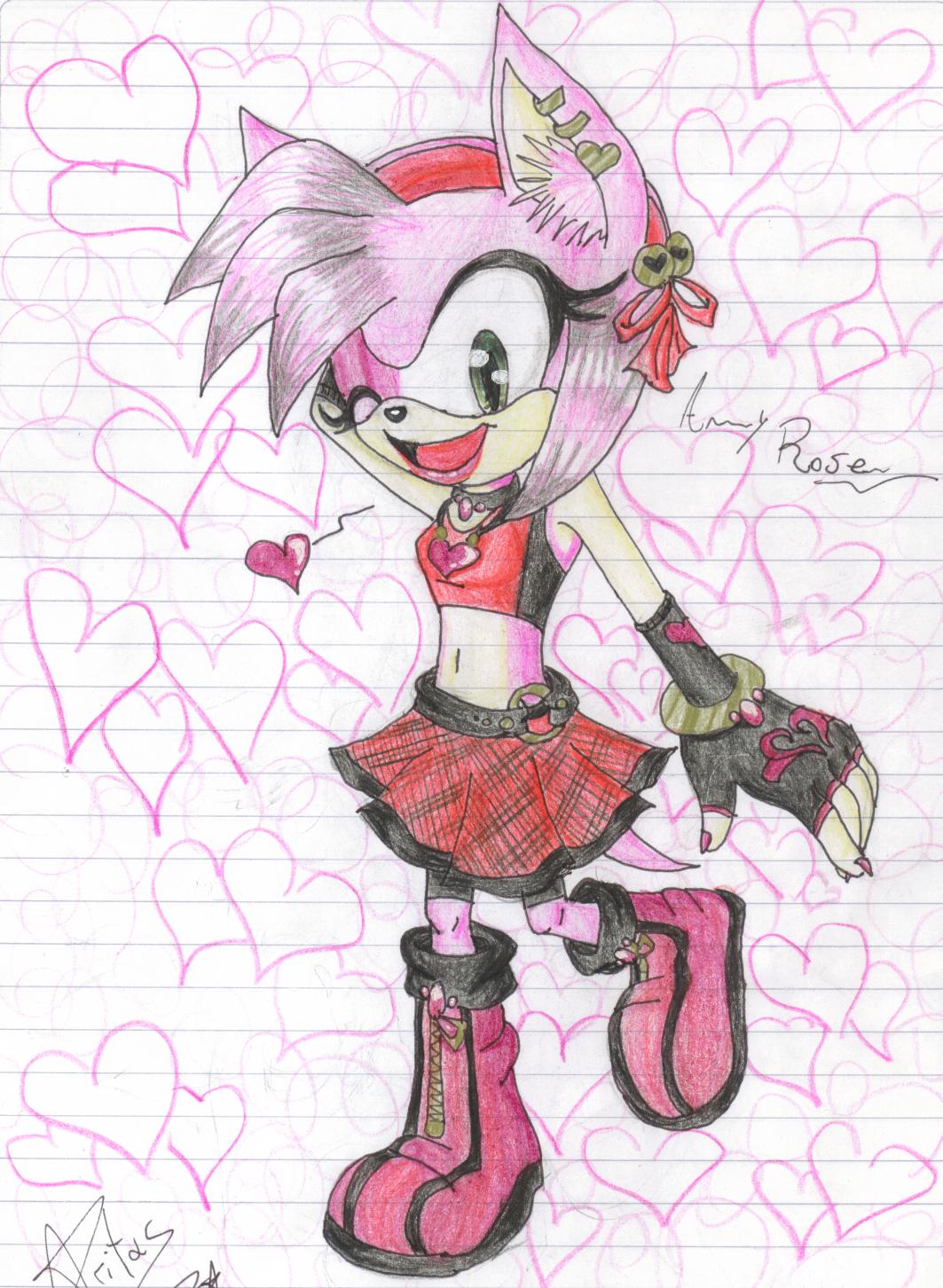 Amy Rose colored