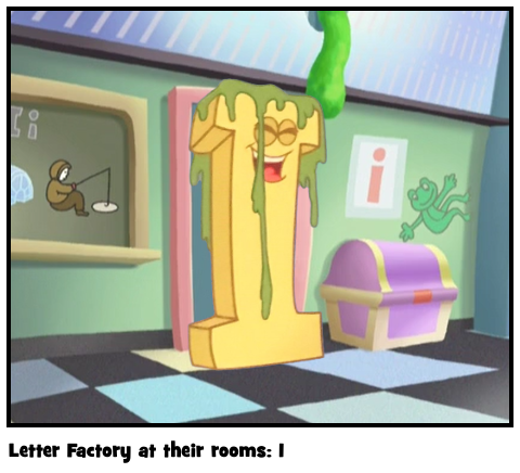 Letter Factory at their rooms: I by BrownFamily1013 on DeviantArt