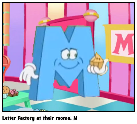 Letter Factory at their rooms: M by BrownFamily1013 on DeviantArt