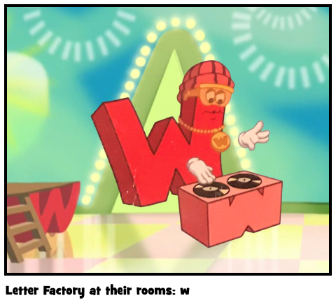 Letter Factory at their rooms W by BrownFamily1013 on DeviantArt