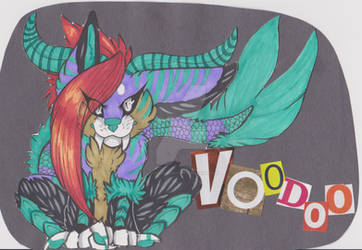 Voodoo Chibi Badge