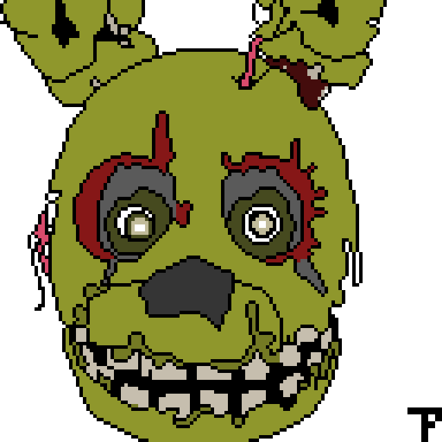 Springtrap Pixel Art.