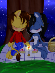 .:Gift SonicSatamX93:. Moonlit Picnic