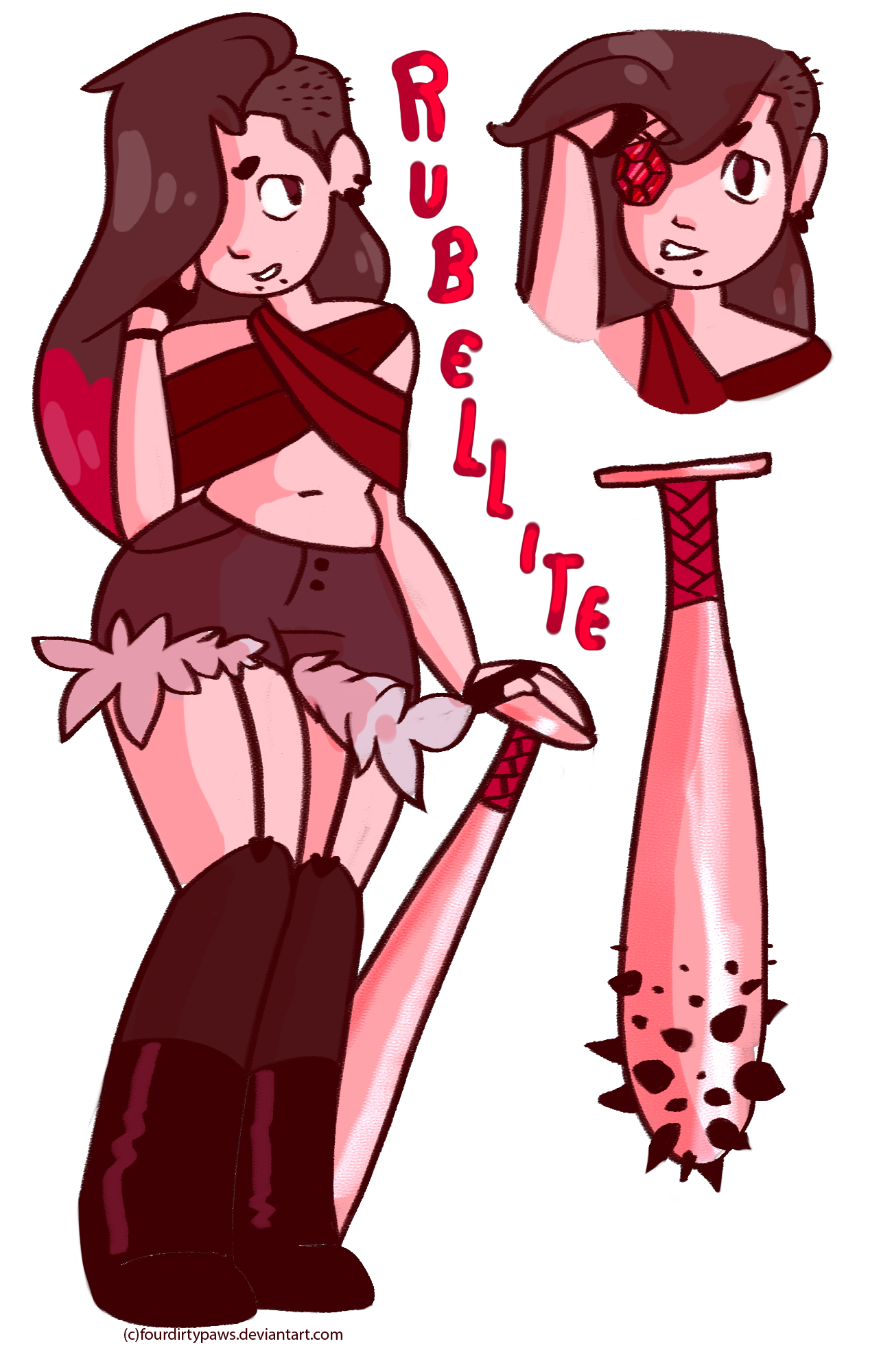 Rubellite gemsona