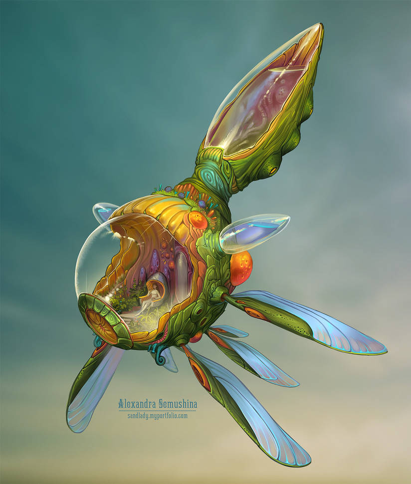 Biotech shuttle by Sedeptra on DeviantArt
