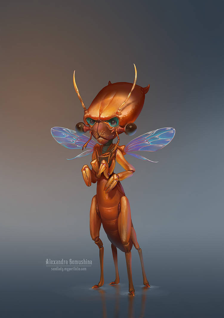 Aniniit Insect Cute insectoid 2 by Sedeptra on DeviantArt