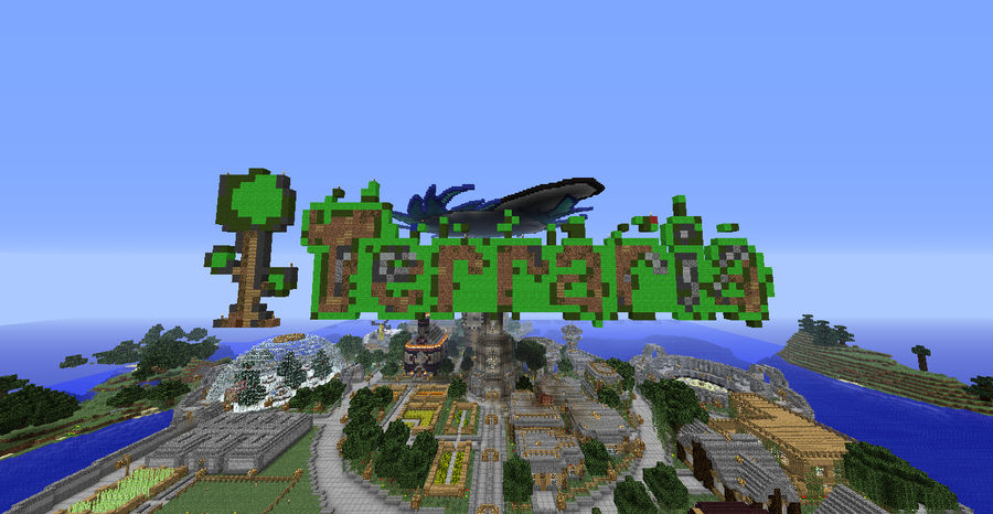 Minecraft Terraria Message Minecraft - Terraria by TillsterRulz on DeviantArt
