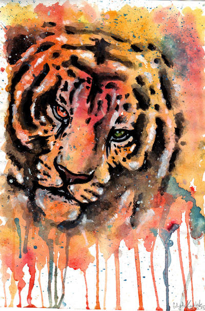 Tiger painting