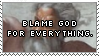 Blame god