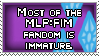 MLP:FIM Fans are Immature