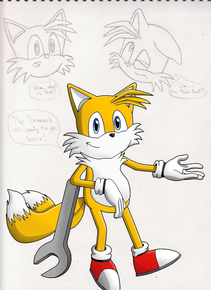 Science Tails Tails Study by ArtOfTheGame on DeviantArt