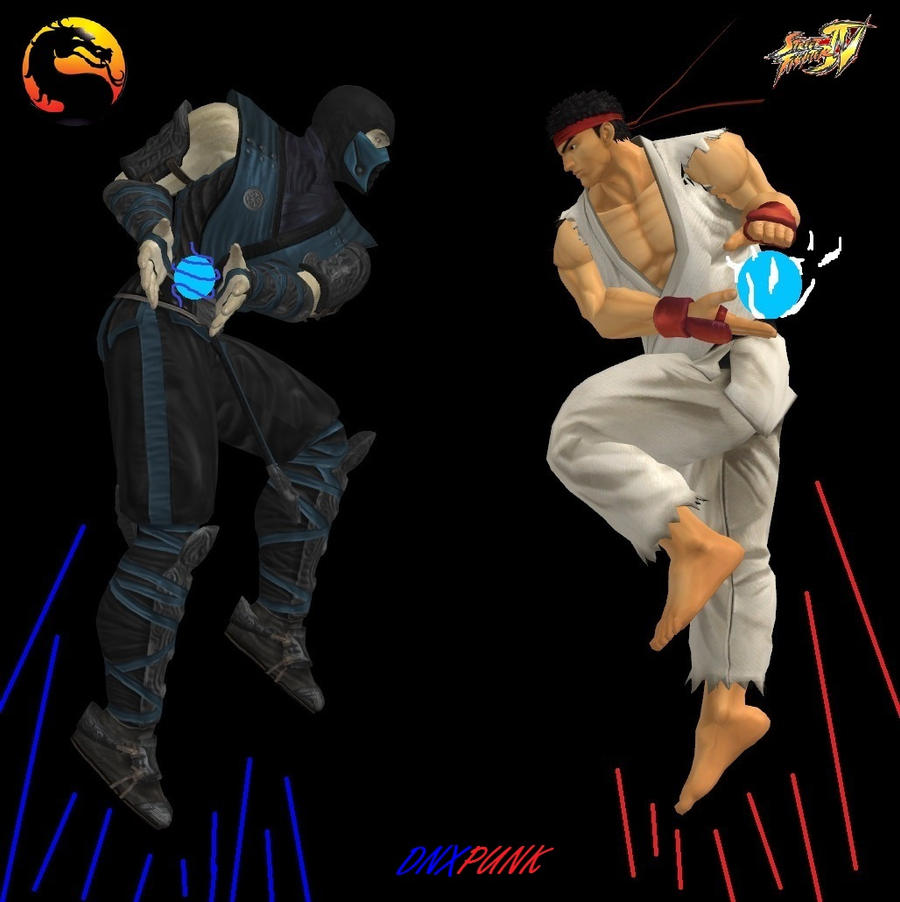 Sub Zero Vs Ryu Subzero vs Ryu by dnxpunk on DeviantArt