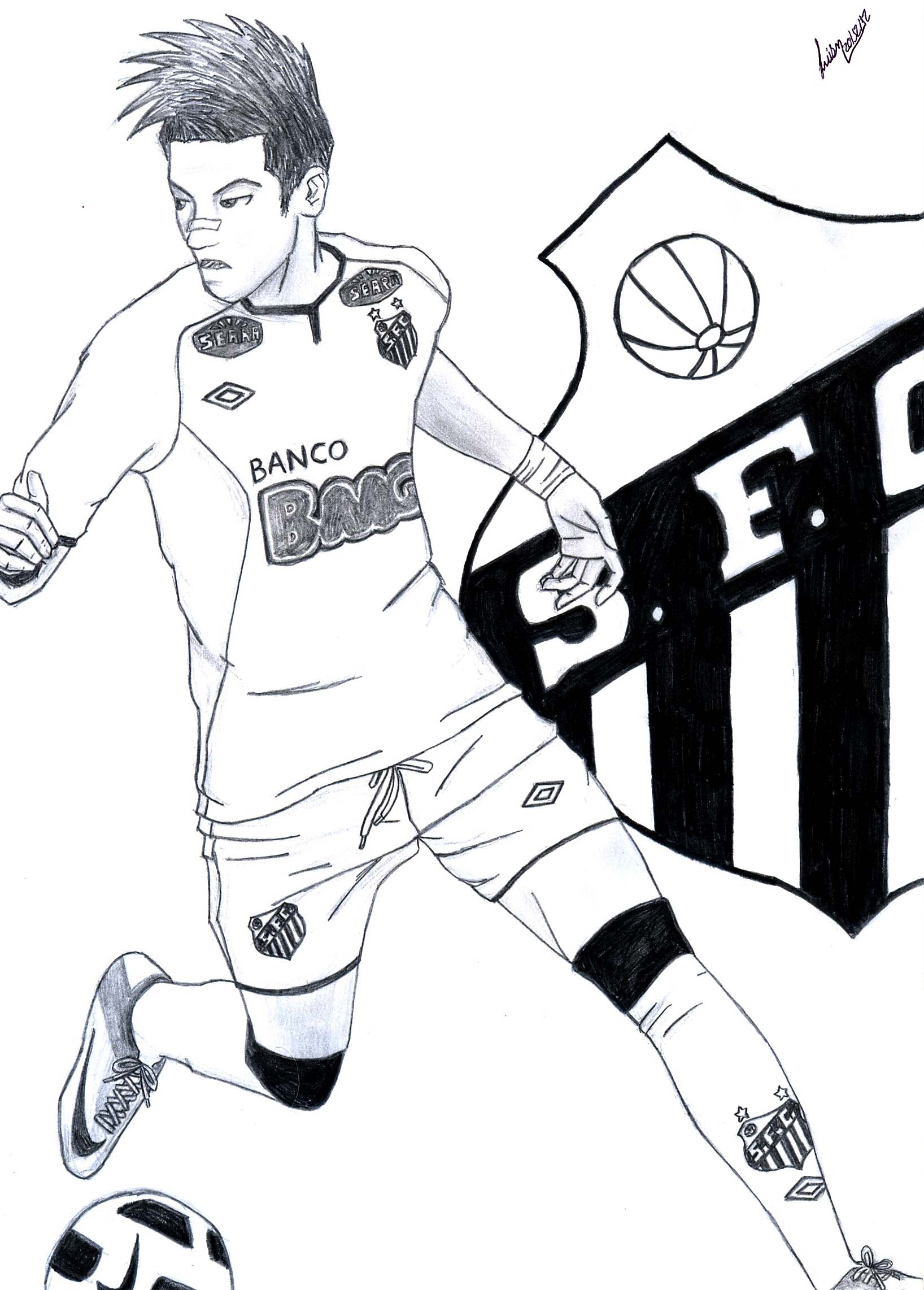 Neymar by LuisNF on DeviantArt Neymar by LuisNF on DeviantArt
