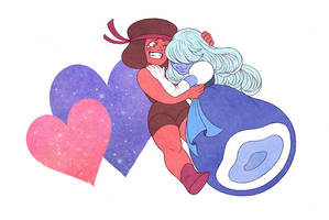 Ruby and Sapphire - back together