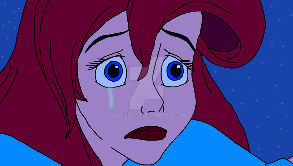 The Little Mermaid Crying Ariel By Papillon96 On DeviantArt the-little-mermaid-crying-ariel-by-papillon96-on-deviantart