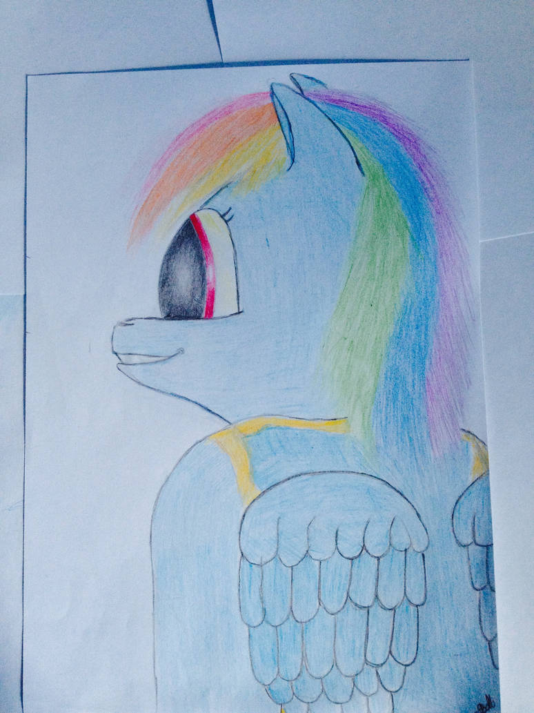 Rainbow dash fan art by IVinylScratchI on DeviantArt