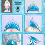 Frozen - Queen Elsa Crown - Ice-Blue Version