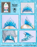 Frozen - Queen Elsa Crown - Ice-Blue Version