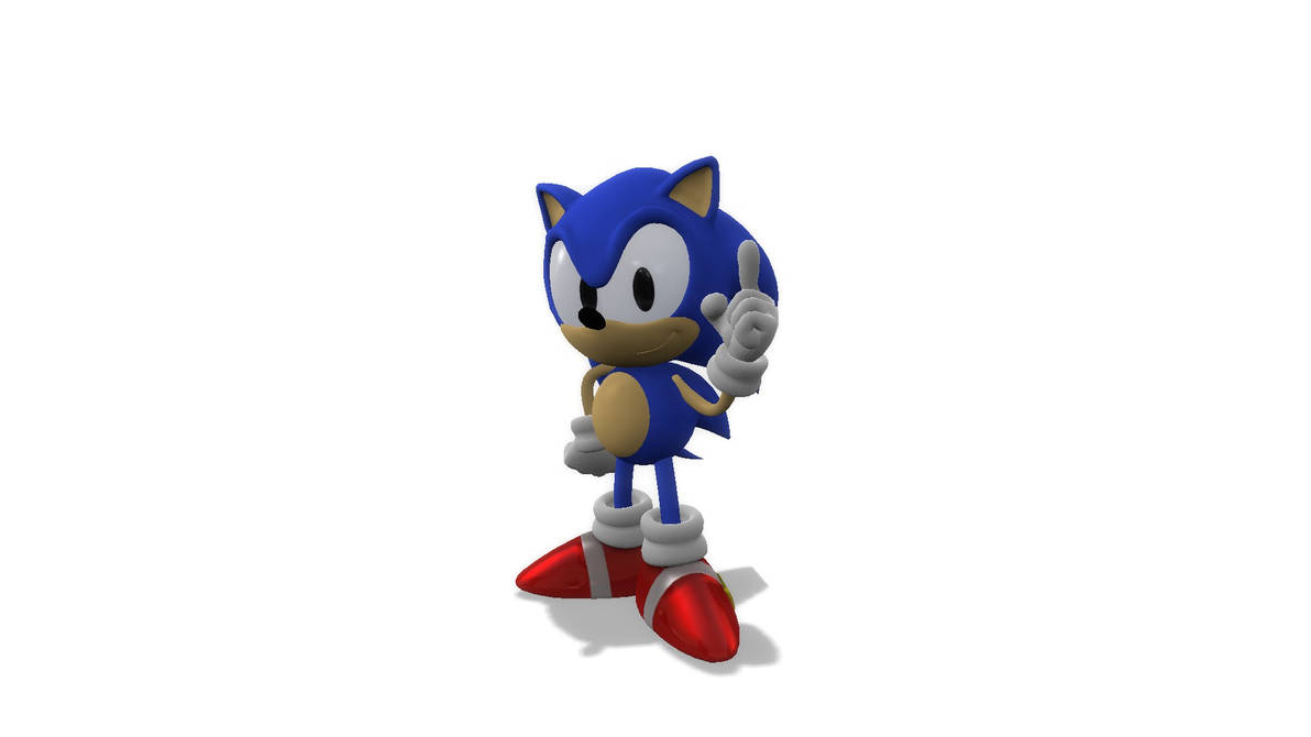 Classic Sonic Render by DimeDimovski on DeviantArt