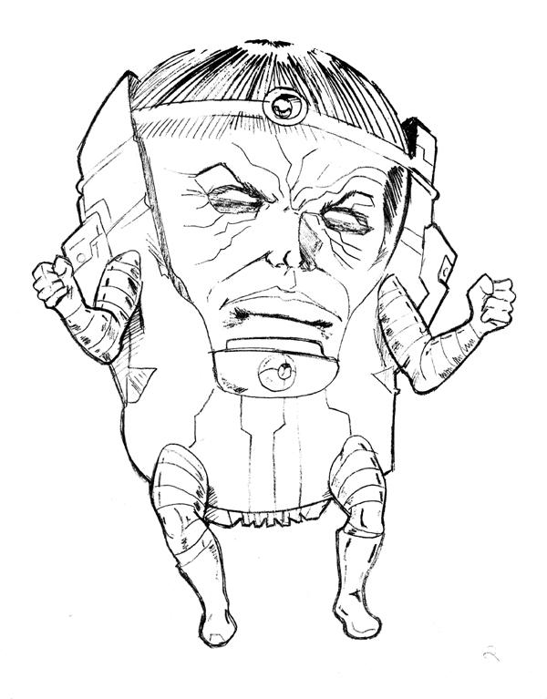 Modok sketch by RZailo on DeviantArt