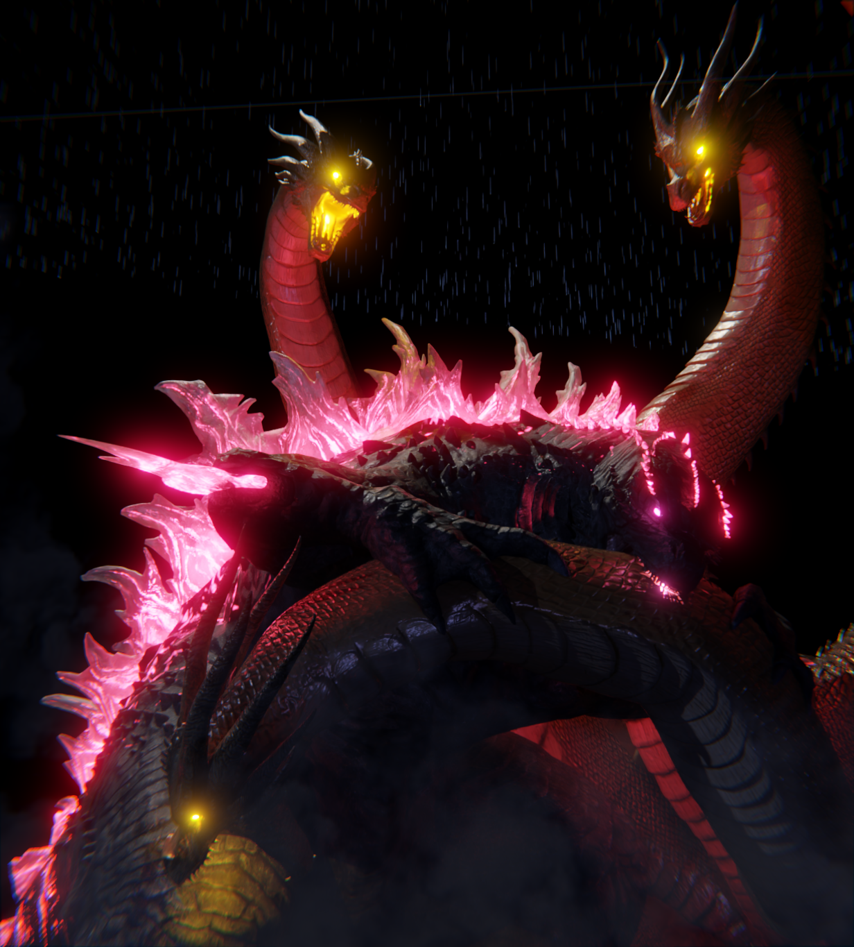 Evolved godzilla vs Ghidorah by demogorgonTwisted08 on DeviantArt