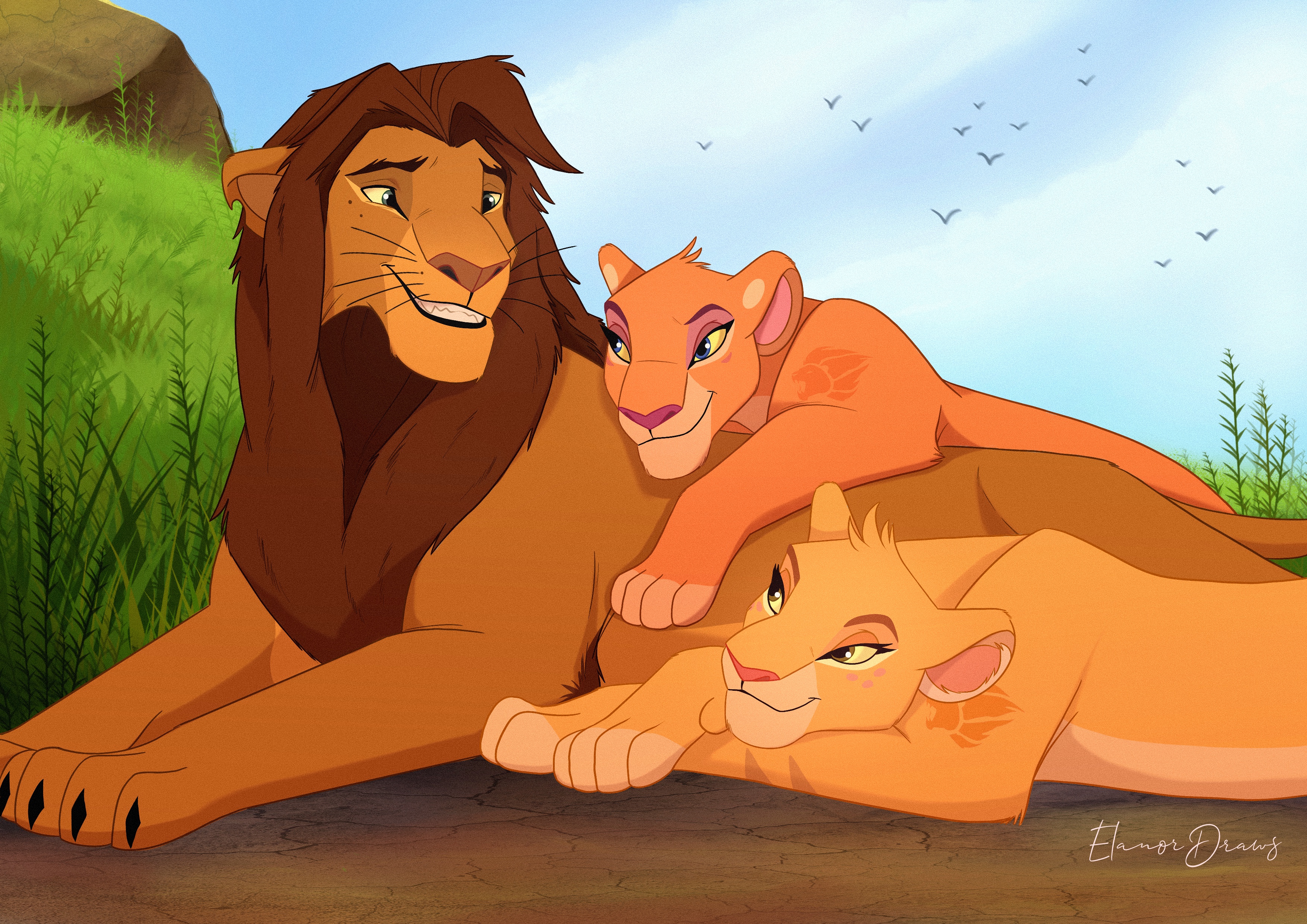 Kopa Meets Kopa and the girls by ElanorDraws on DeviantArt