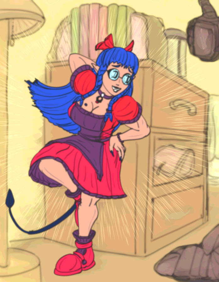 Deviantart Imp The Imp and her Knight Chapter 2 Pinup by Wirecats on DeviantArt