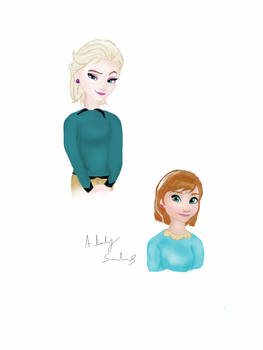 Elsa and anna 