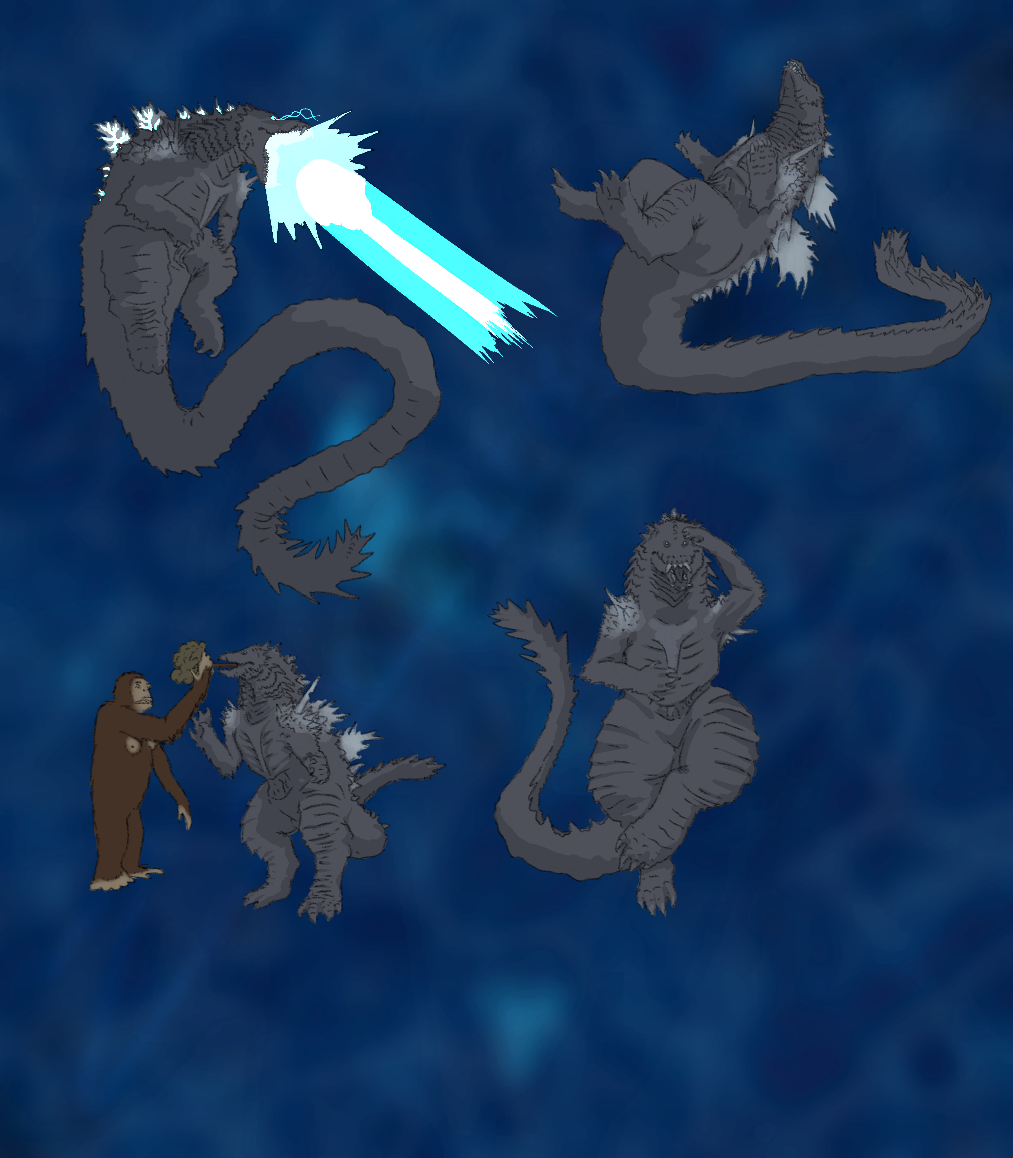Gozilla Undertale Goofzilla by ZombatBoii on DeviantArt
