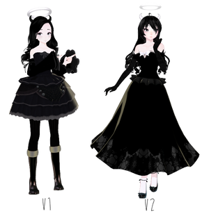 [ MMD BATIM ] Alice Angel v1 and v2