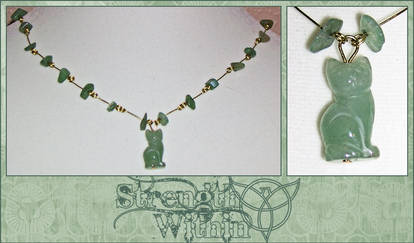 Jade Cat Necklace