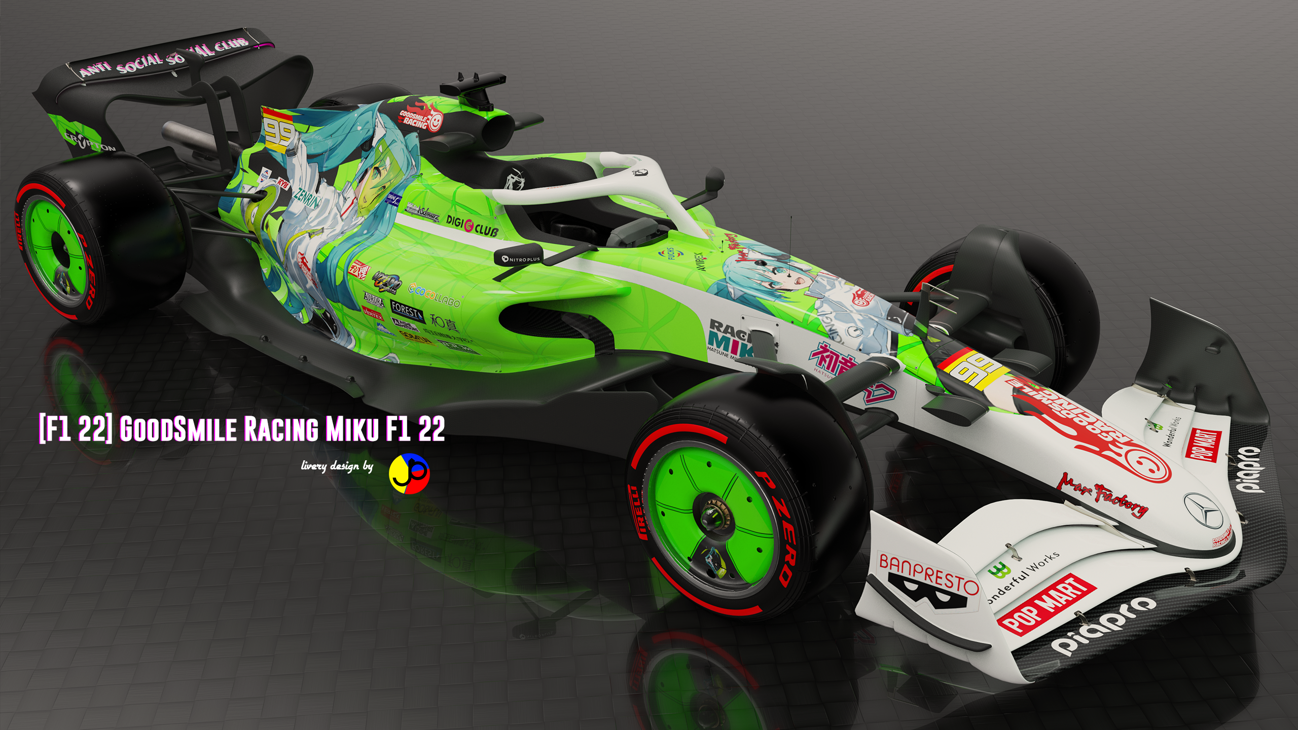 F1 22] 22 GoodSmile Racing F1 Concept Mod by jburon72 on DeviantArt