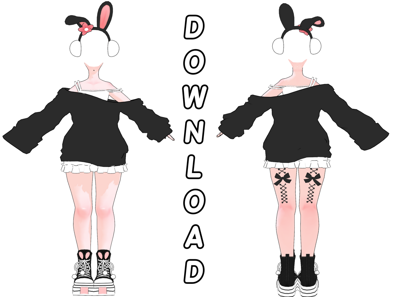 Bunny Outfit Download by Kamikici on DeviantArt