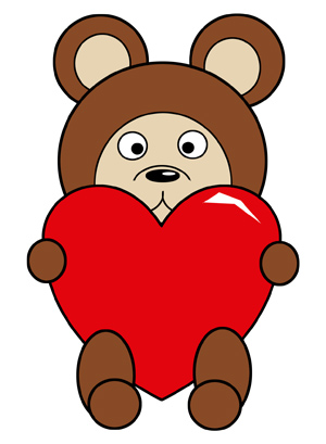 Valentine bear