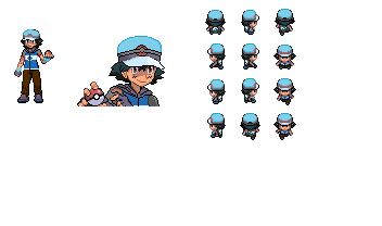 Alola Ash Sprite by NexusPieXIII