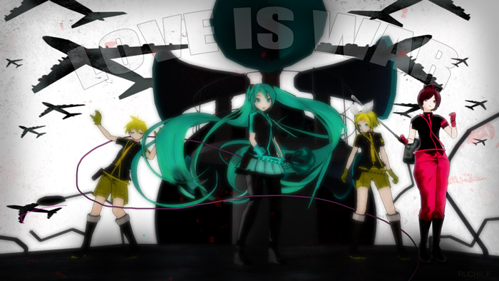 Love is War -Miku, Rin, Len and Meiko