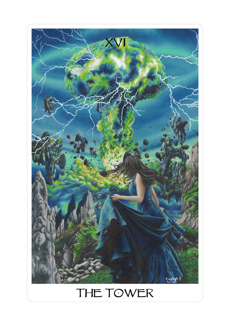 The Tower Tarot Card By Artbykayleigh On DeviantArt the-tower-tarot-card-by-artbykayleigh-on-deviantart