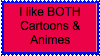Cartoon and Anime Stamp