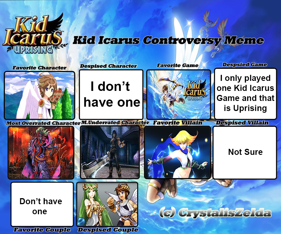 My Kid Icarus Controversy Meme by FireMaster92