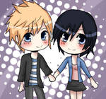 Roxas and Xion by XNessNessX